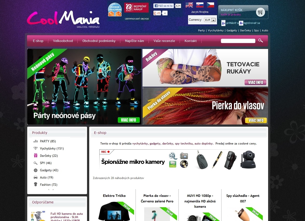 sitio web antiguo cool-mania