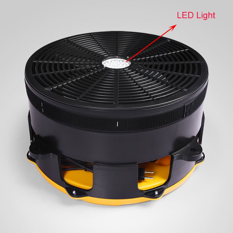 Pedestal con ventilador LED