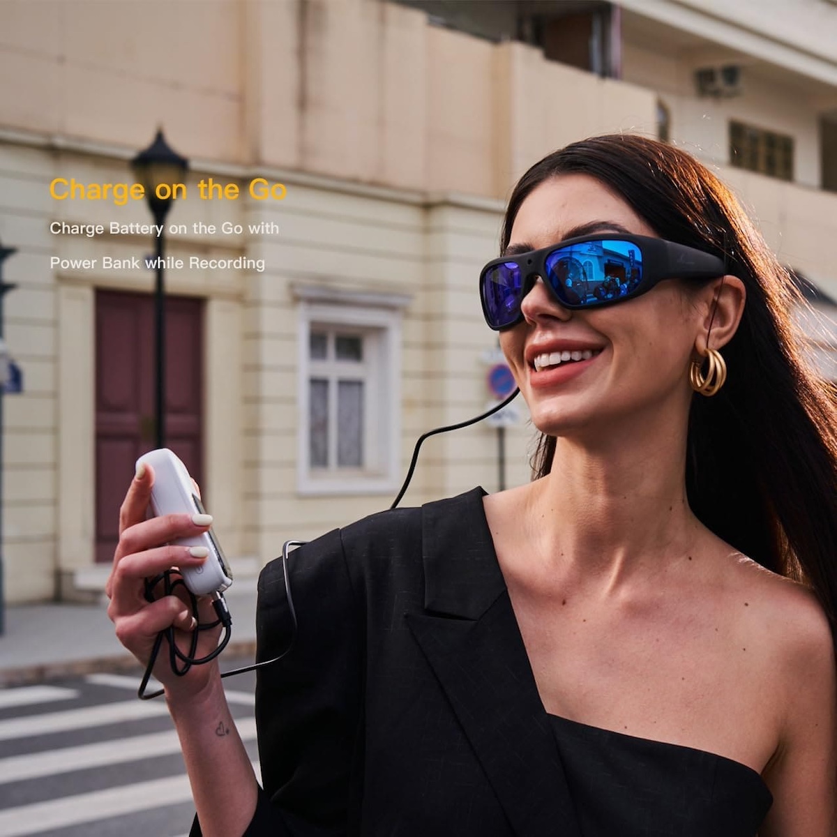 gafas de sol con polarizadas 4k con cámara